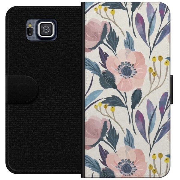 Samsung Galaxy Alpha Plånboksfodral Blomsterlycka