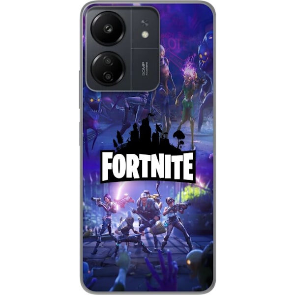 Xiaomi Redmi 13C Gjennomsiktig deksel Fortnite