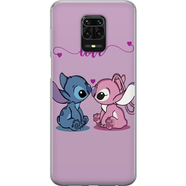Xiaomi Redmi Note 9S Läpinäkyvä kuori Lilo & Stitch – Ang