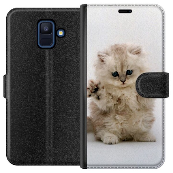 Samsung Galaxy A6 (2018) Lommeboketui Katt