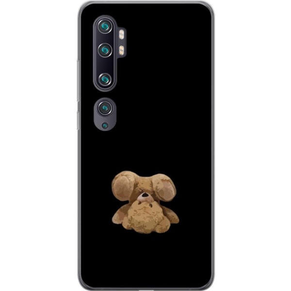 Xiaomi Mi Note 10 Läpinäkyvä kuori Ylösalaisin oleva karhu