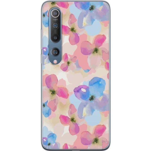 Xiaomi Mi 10 5G Gjennomsiktig deksel Blomsterlykke