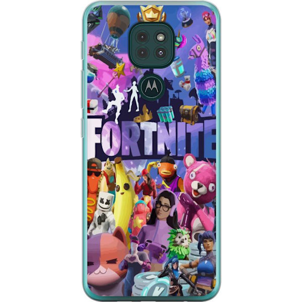 Motorola Moto G9 Play Läpinäkyvä kuori Fortnite Hahmot Peliteema Ikonit Peli Suunnittelu Suosittu Taistelurojalainen Lapset Pelihahmojen Teema