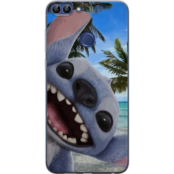 Huawei P smart Genomskinligt Skal Stitch mobilskal med Palmer i söt vänskapsdesign