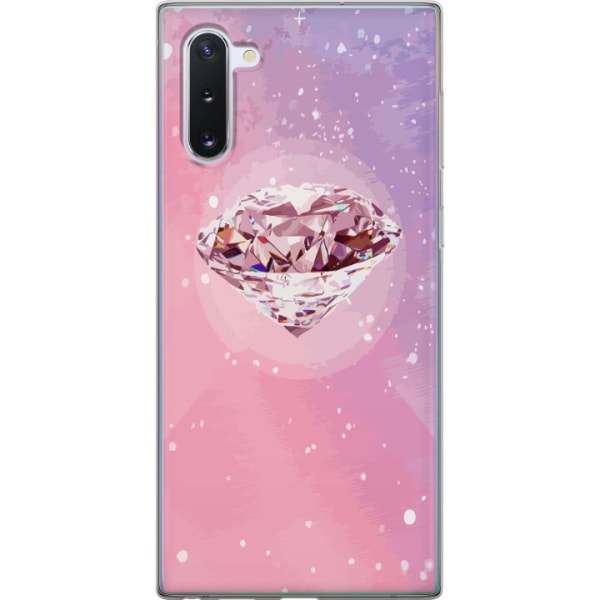 Samsung Galaxy Note10 Genomskinligt Skal Glitter Diamant