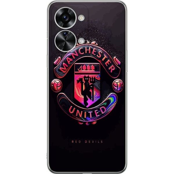 OnePlus Nord 2T Gjennomsiktig deksel Manchester United