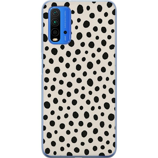 Xiaomi Redmi 9T Läpinäkyvä kuori Dot Dance