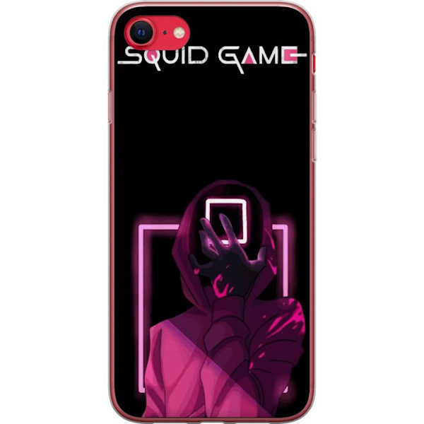 Apple iPhone SE (2020) Läpinäkyvä kuori Squid Game Teema Suosittu Sarja Motiivi Graafinen Ikoninen Suunnittelu Aasialainen Popkulttuuri Jännitys D