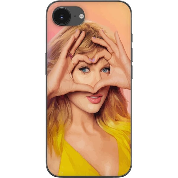 Apple iPhone 16e Läpinäkyvä kuori Taylor Swift