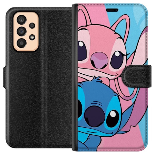 Samsung Galaxy A33 5G Tegnebogsetui Stitch & Angel
