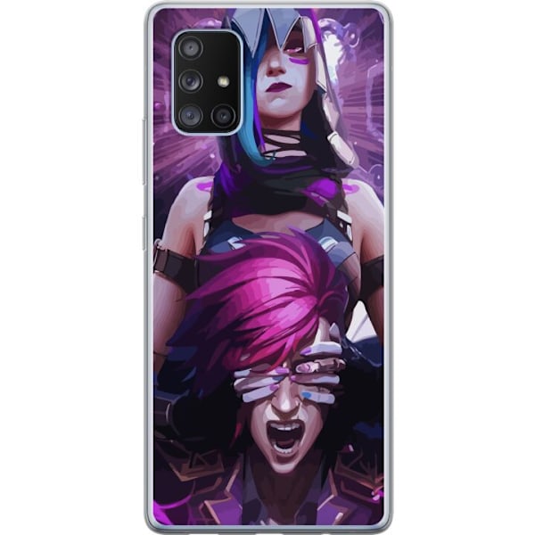 Samsung Galaxy A71 5G Gennemsigtig cover League of Legends