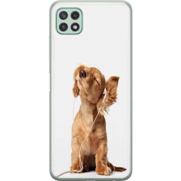 Samsung Galaxy A22 5G Gennemsigtig cover Hund