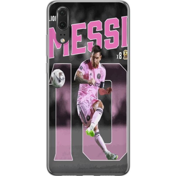 Huawei P20 Gennemsigtig cover Lionel Messi