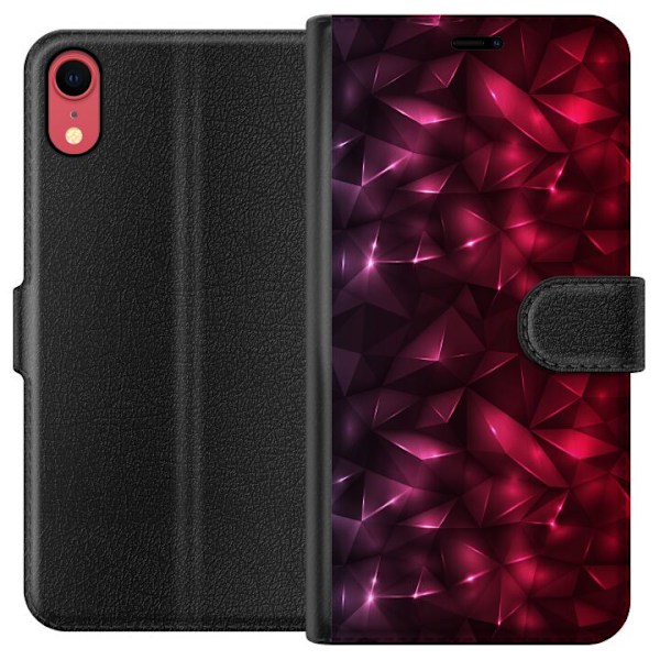 Apple iPhone XR Lompakkokotelo Kiusoittava Punainen