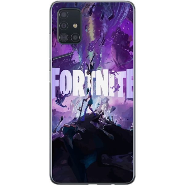 Samsung Galaxy A51 Gennemsigtig cover Fortnite