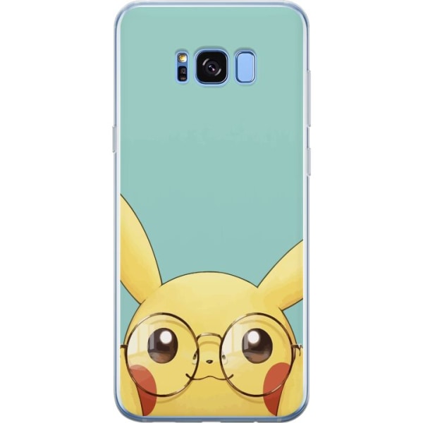 Samsung Galaxy S8+ Läpinäkyvä kuori Pikachu lasit