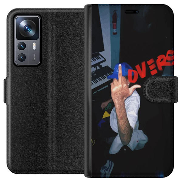 Xiaomi 12T Pro Lompakkokotelo Rakkaus Mystiikka Suunnittelu Romanttinen Motiivi Suosittu Graafinen Kuviointi Muoti Tyyli