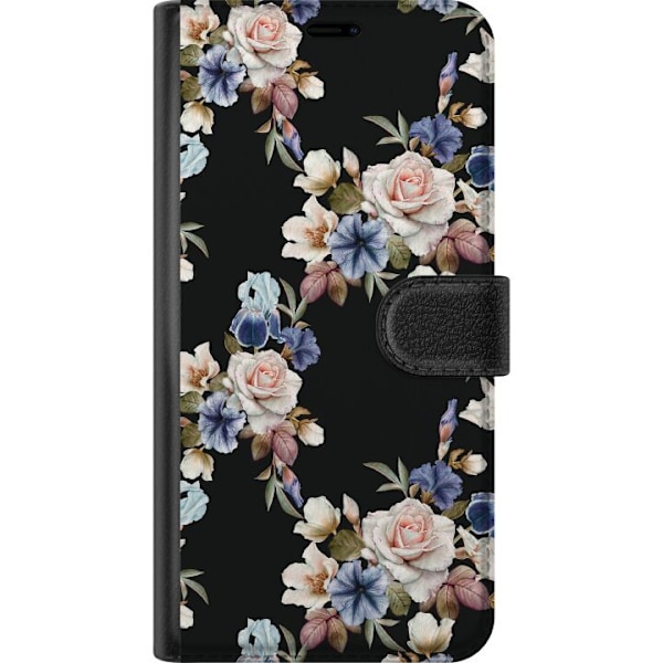 Samsung Galaxy A12 Plånboksfodral Blommor