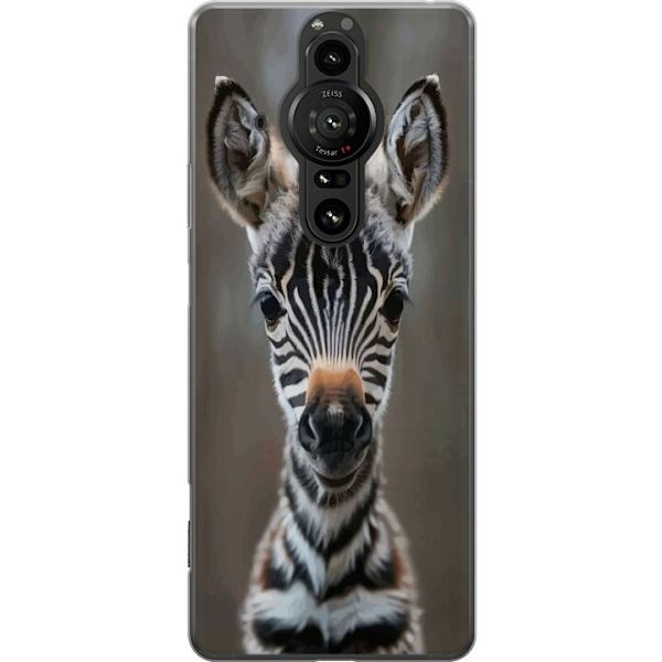 Sony Xperia Pro-I Läpinäkyvä kuori Giraffi Eläinaihe Afrikka Luonto Graafinen Kuva Savanni Villieläimet Suosittu Seinätaide Eksoottinen Teema