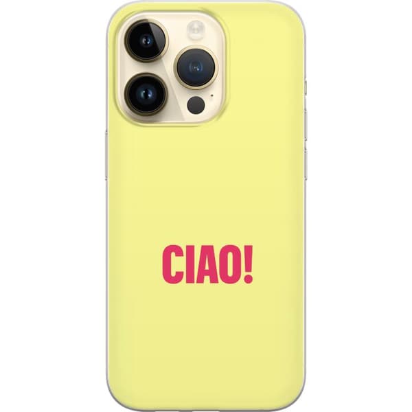 Kompatibelt Mobilskal till Apple iPhone 15 Pro Rosa CIAO gul