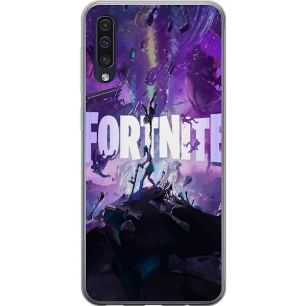 Samsung Galaxy A50 Läpinäkyvä kuori Fortnite