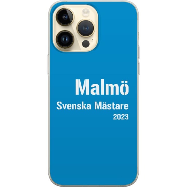 Apple iPhone 14 Pro Max Läpinäkyvä kuori Malmö FF