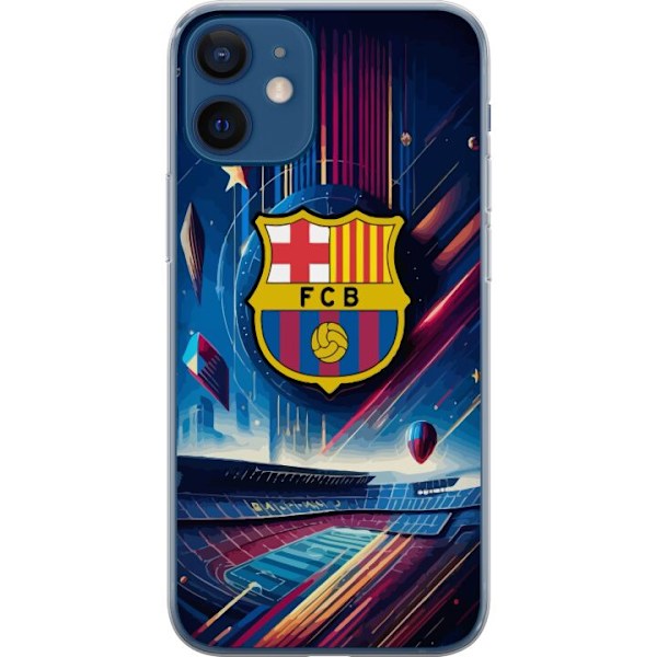 Apple iPhone 12 mini Gjennomsiktig deksel FC Barcelona