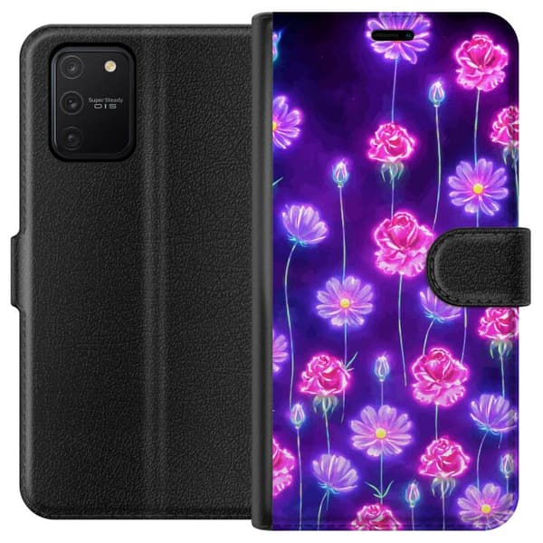 Kompatibel Tegnebogsetui til Samsung Galaxy S10 Lite Blomstring Dagdrøm Elektriske kronblade