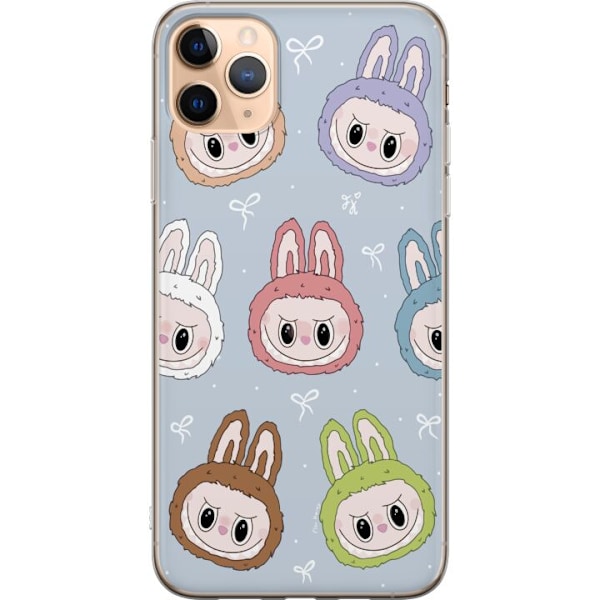 Apple iPhone 11 Pro Max Läpinäkyvä kuori Tähtikuvioitu hirviöasenne
