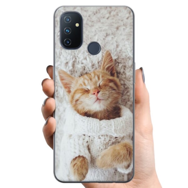 OnePlus Nord N100 TPU Mobilcover Kitty Sweater