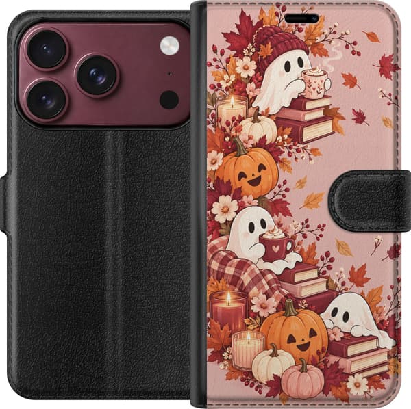 Kompatibelt Plånboksfodral till Apple iPhone 18 Pro Rosa spöken rosa