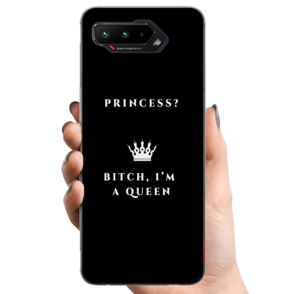 Asus ROG Phone 5 TPU Matkapuhelimen kuori Kuningatar