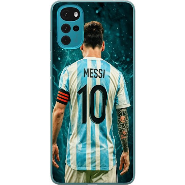 Motorola Moto G22 Läpinäkyvä kuori Messi