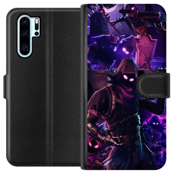 Kompatibel Tegnebogsetui til Huawei P30 Pro Fortnite - Raven