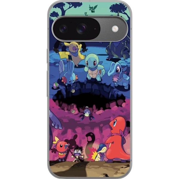 Google Pixel 9 Gennemsigtig cover Pokémon