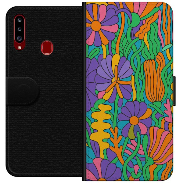 Samsung Galaxy A20s Lommeboketui Color Pop