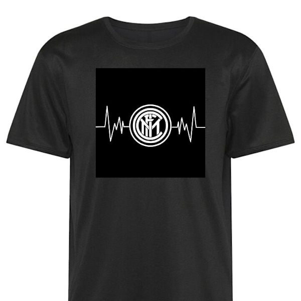 Trænings T-shirt | Sport T-shirt til Voksen Inter Milan sort 4X-Large