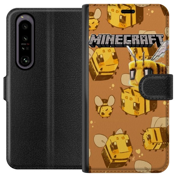 Sony Xperia 1 IV Plånboksfodral Minecraft Bi