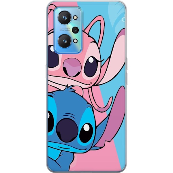 Realme GT Neo2 Läpinäkyvä kuori Stitch & Angel