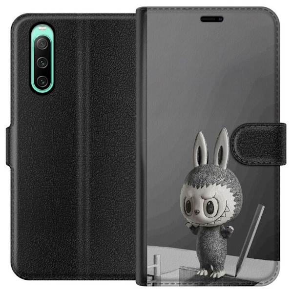 Sony Xperia 10 IV Tegnebogsetui Pop Mart MEGA LABUBU LABUBU Sk
