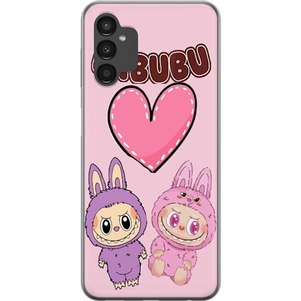 Samsung Galaxy A04s Gennemsigtig cover Labubu Pink Monster