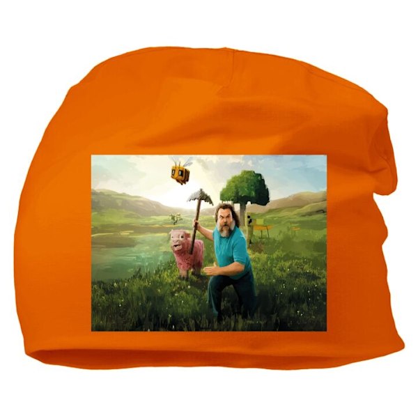 Hue til Voksen | Varm Beanie i Blødt Materiale A Minecraft Movie Orange one size