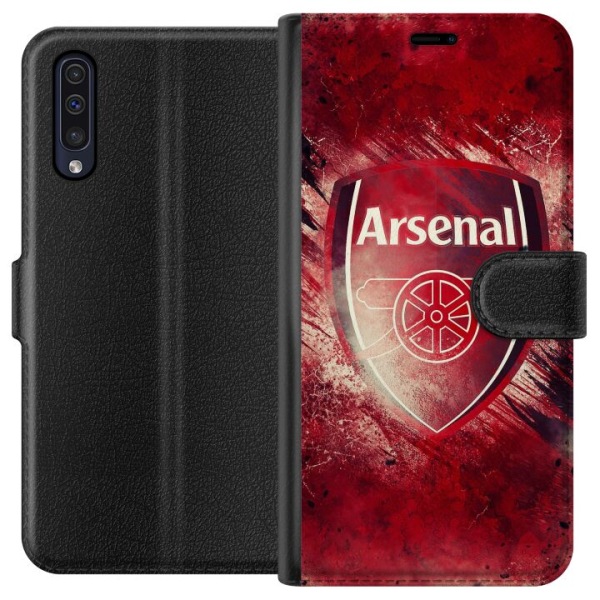 Samsung Galaxy A50 Tegnebogsetui Arsenal Fodbold