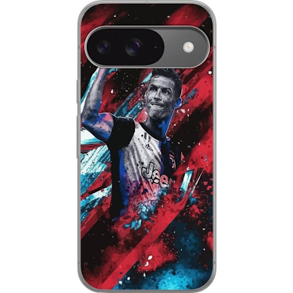 Google Pixel 9 Gjennomsiktig deksel Cristiano Ronaldo