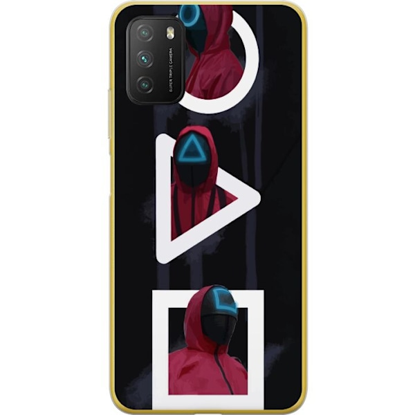 Xiaomi Poco M3  Gennemsigtig cover Blækspruttespil