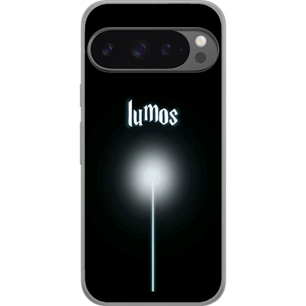 Google Pixel 9 Pro XL Genomskinligt Skal Harry Potter Lumos