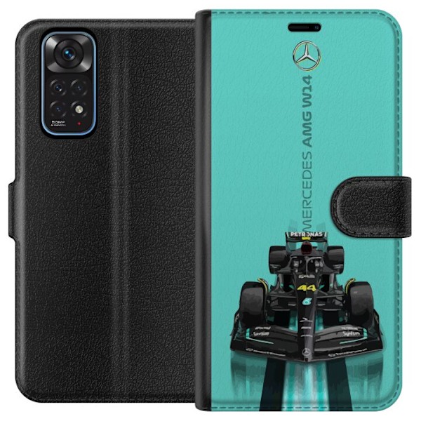 Xiaomi Redmi Note 11 Plånboksfodral Mercedes F1