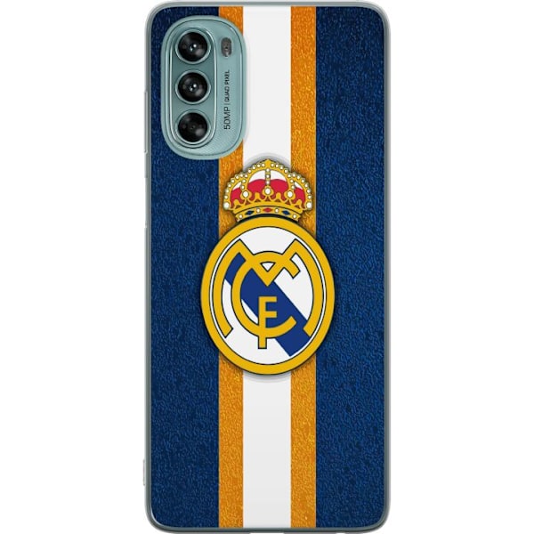 Motorola Moto G62 5G Genomskinligt Skal Real Madrid CF