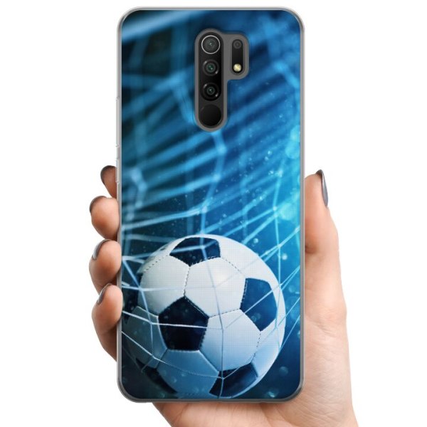 Xiaomi Redmi 9 TPU Mobilcover Fodbold