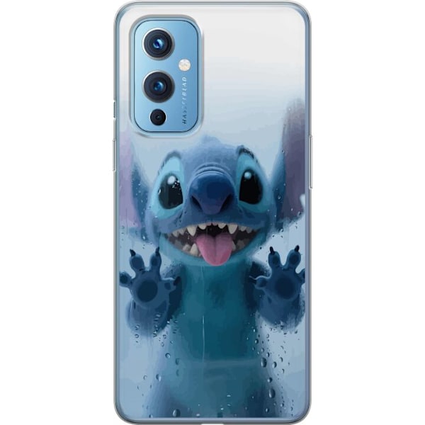 OnePlus 9 Genomskinligt Skal Stitch Window View – Stitch vid ett fönster i söt stil